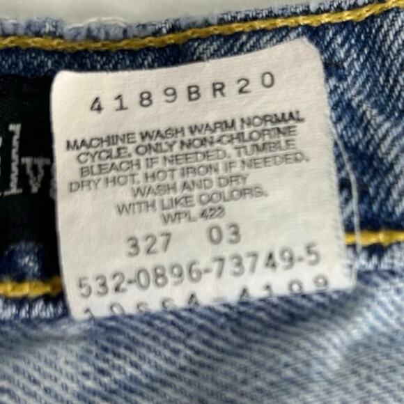 VTG Levis 90s Silver Tab Loose Fit Jeans USA Women’s 9/10 Med 29x29.5 Distressed - Picture 7 of 16